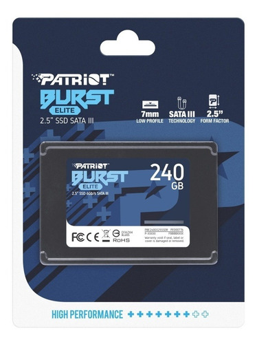 SSD 240GB PATRIOT BURST